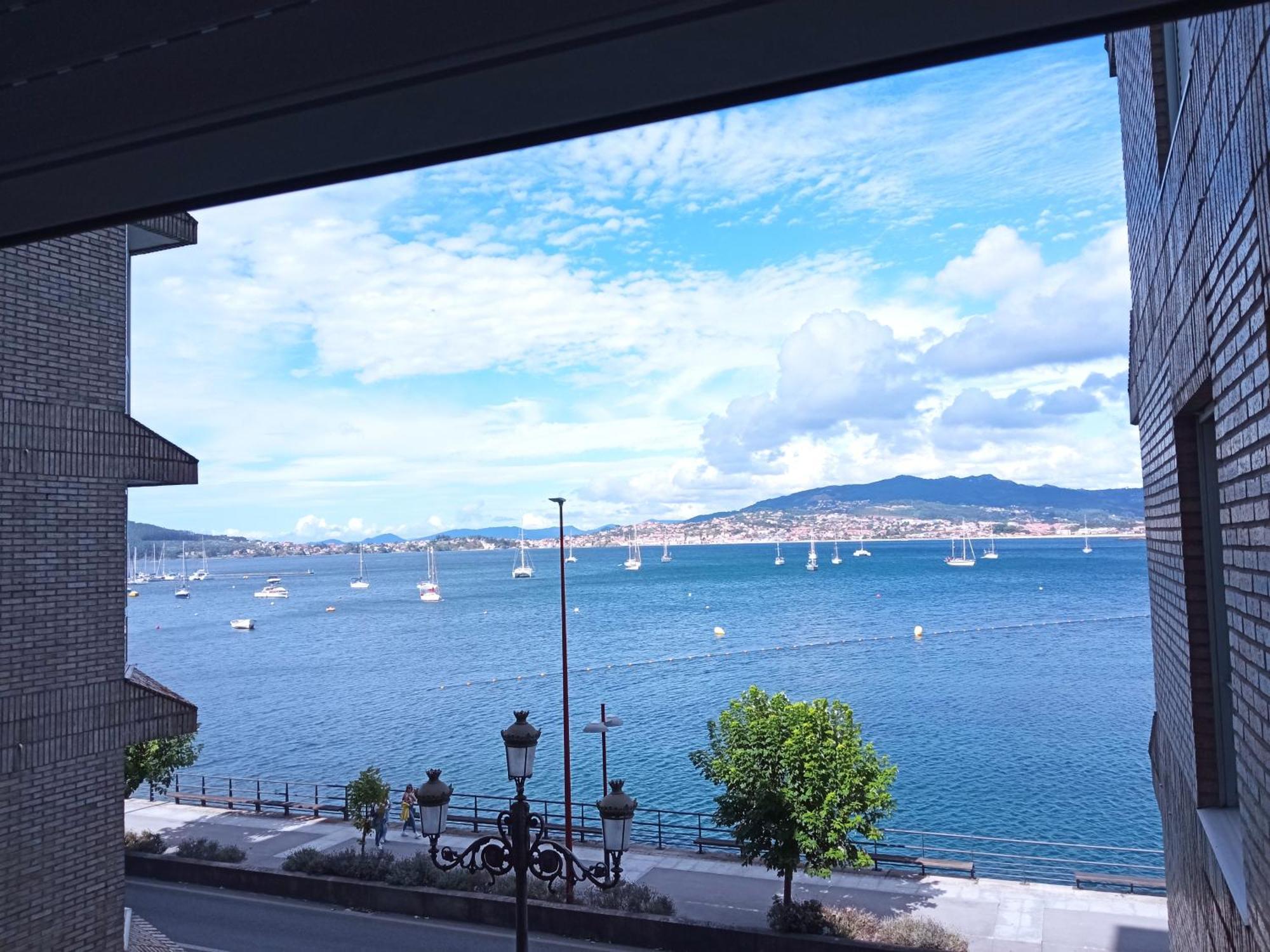 Estudio Con Vistas Al Mar En Baiona Cameră foto